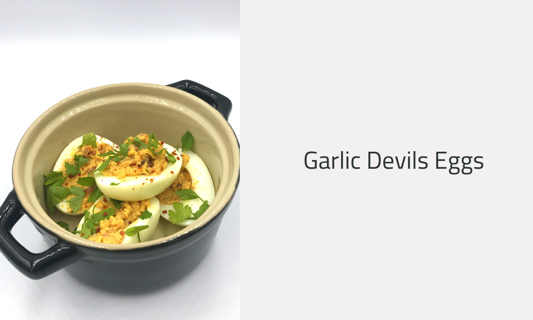 Garlic Devils Eggs