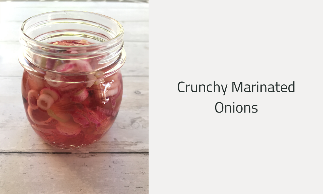 Crunchy Marinated Onions