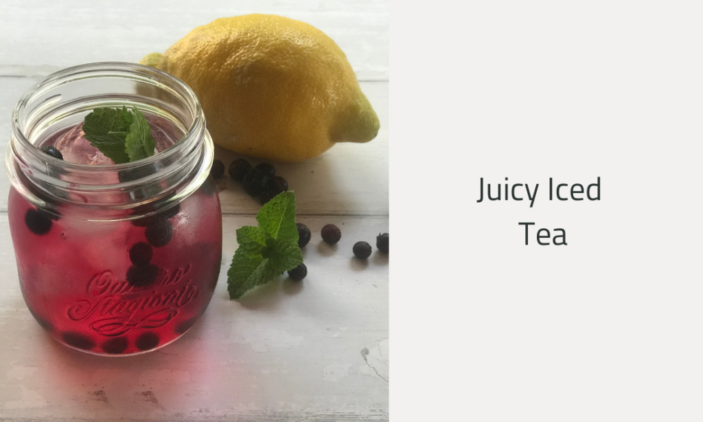 Juicy Iced Tea Keto Friendly CleanLiving Diet